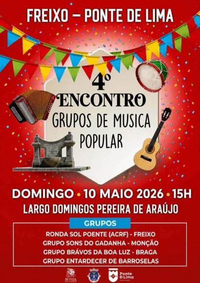 Freixo recebe o 4.&ordm; Encontro de Grupos de M&uacute;sica Popular